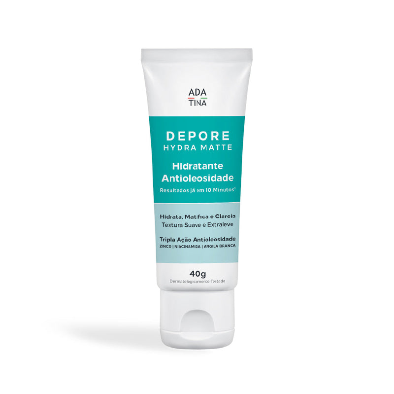 Hidratante Facial Oil-Free com Ação Antioleosidade e Clareadora – Depore Hydra Matte 40ml