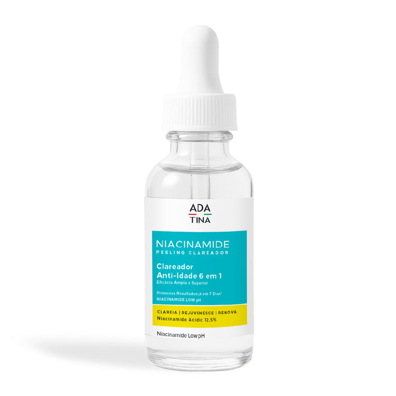Sérum Clareador Anti-idade com AHA e BHA - Niacinamide Peeling 30ml
