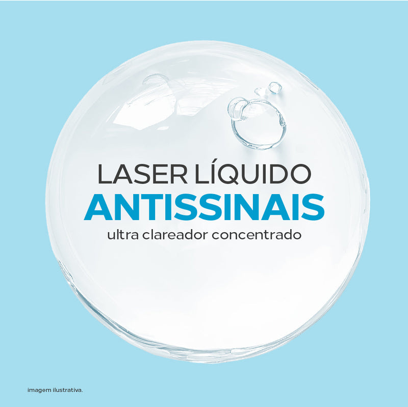 Sérum Anti-idade Clareador e Renovador de Peles 30+ - Liqui.Laser 30ml