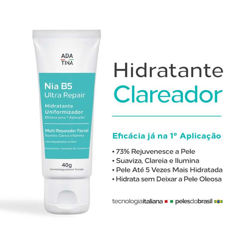 Hidratante Facial Multi Clareador com Niacinamida - Nia B5 Ultra Repair 40g