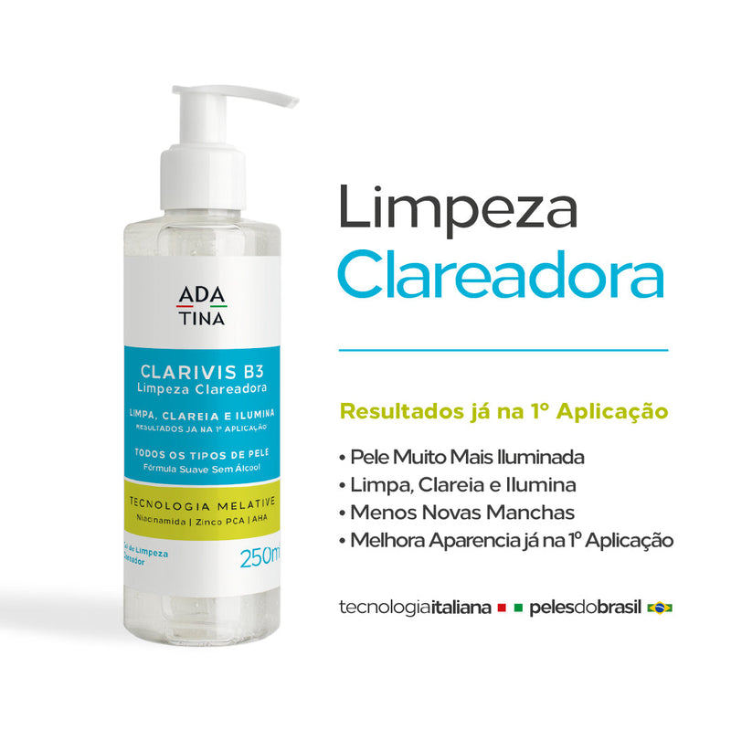 Gel de Limpeza Clareador Concentrado - Clarivis B3 250ml