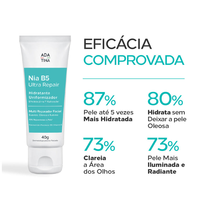 Hidratante Facial Multi Clareador com Niacinamida - Nia B5 Ultra Repair 40g