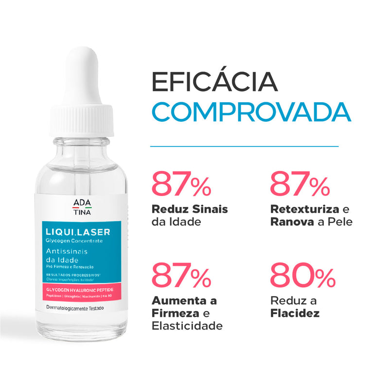 Sérum Anti-idade Clareador e Renovador de Peles 30+ - Liqui.Laser 30ml