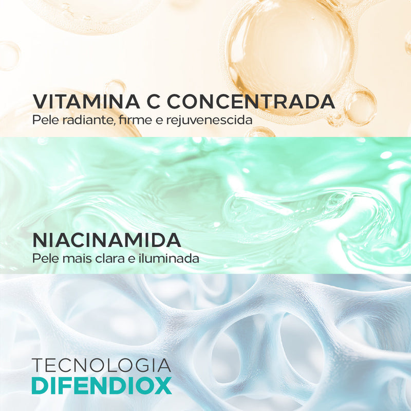 Protetor Solar com Vitamina C e Niacinamida Clareadora - Pure C FPS 50 50ml