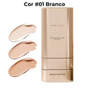 Corretivo Base Stick Coreano 2 em 1 – Cobertura Perfeita 100% Natural