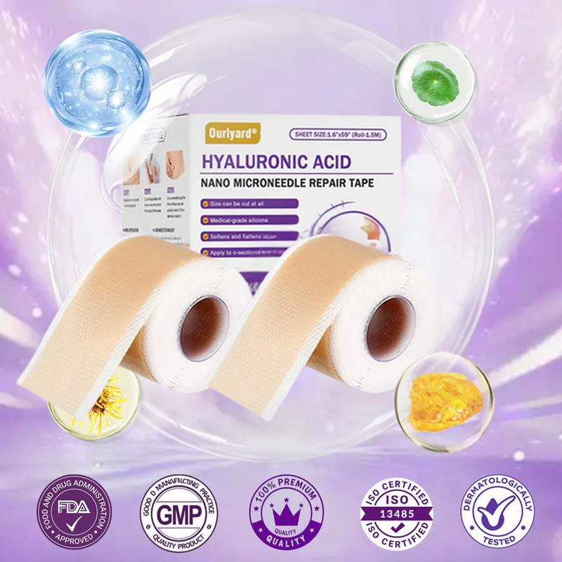 ✅Loja oficial - Fita reparadora de nanoagulhas com ácido hialurônico