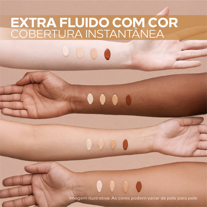 Protetor Solar Facial Fluido 12HS com Cor Alta Cobertura - Bio Identique FPS 75 - 40ml