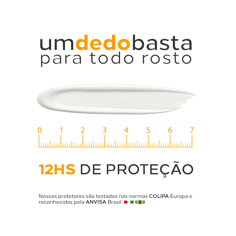 Protetor Solar Facial Fluido 12HS com Cor Alta Cobertura - Bio Identique FPS 75 - 40ml