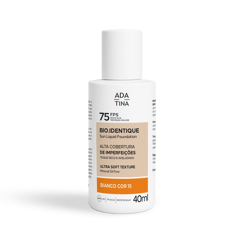 Protetor Solar Facial Fluido 12HS com Cor Alta Cobertura - Bio Identique FPS 75 - 40ml