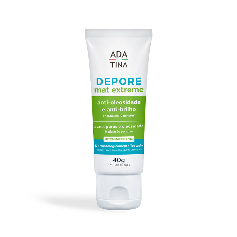 Creme Hidratante Ultra Matificante com Tripla Ação Secativa Para Peles Oleosas – Depore Mat Extreme Anti-Oleosidade 40g