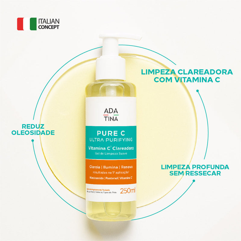 Gel de Limpeza Facial Clareador com Vitamina C – Pure C Ultra Purifying 250ml