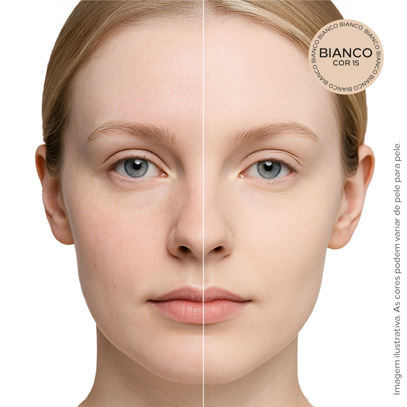 Protetor Solar Facial 12HS com Cor Toque Seco e Alta Cobertura - Biosole BB Cream FPS 60 40ml