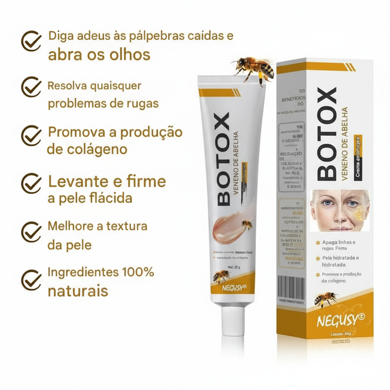 Creme removedor de rugas Botox Bee Venom - 🐝 Promoção relâmpago: só hoje! (Somente HOJE!)🔥