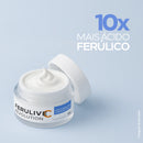Creme Clareador e Anti-Idade para Rugas, Manchas e Melasma com Ácido Ferúlico e Vitamina C Pura – Ferulive C Revolution 30g
