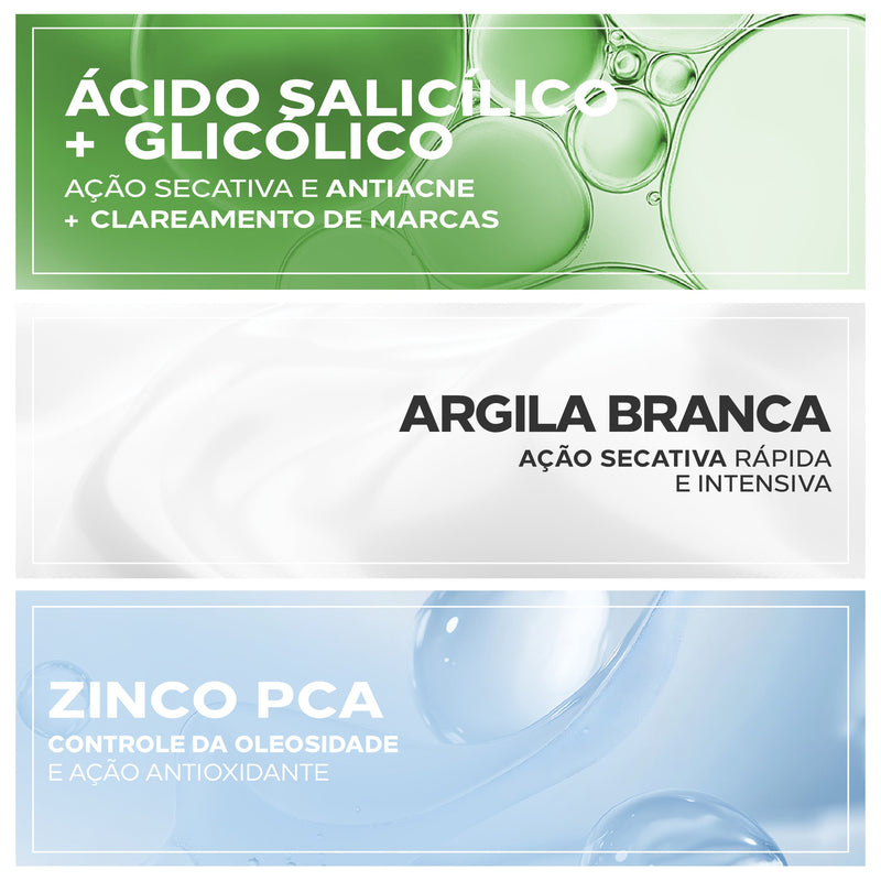 Máscara Facial Anti-Oleosidade 3 em 1 Para Acne Marcas e Oleosidade – Depore Purifying Mask 60ml