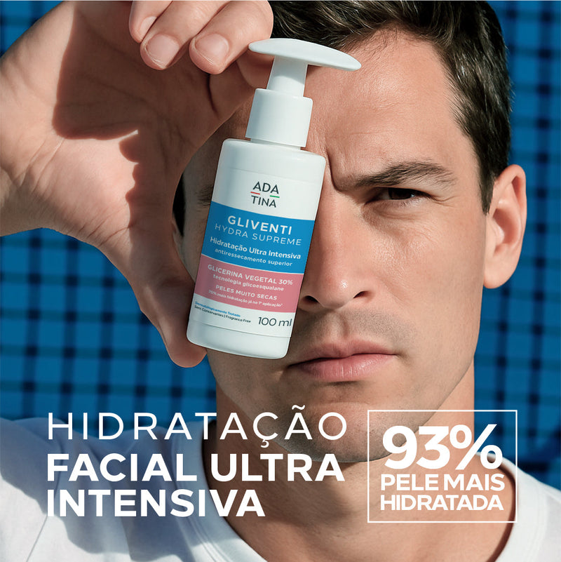 Hidratante Facial Para Pele Muito Seca com Ação Imediata – Gliventi Hydra Supreme 100ml