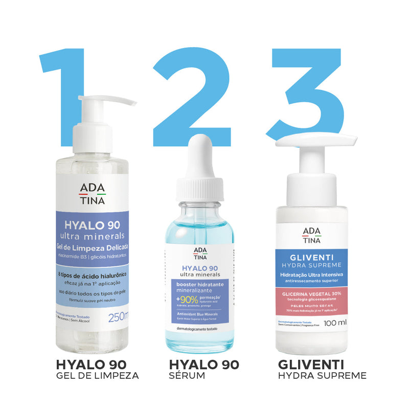 Hidratante Facial Para Pele Muito Seca com Ação Imediata – Gliventi Hydra Supreme 100ml
