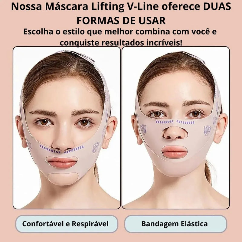 Máscara V-Revitalize – Rosto Firme, Sem Papada e Sem Rugas