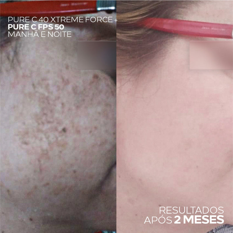Protetor Solar 12HS Profissional Clareador Anti-Idade com Vitamina C – Pure C FPS 50 50ml