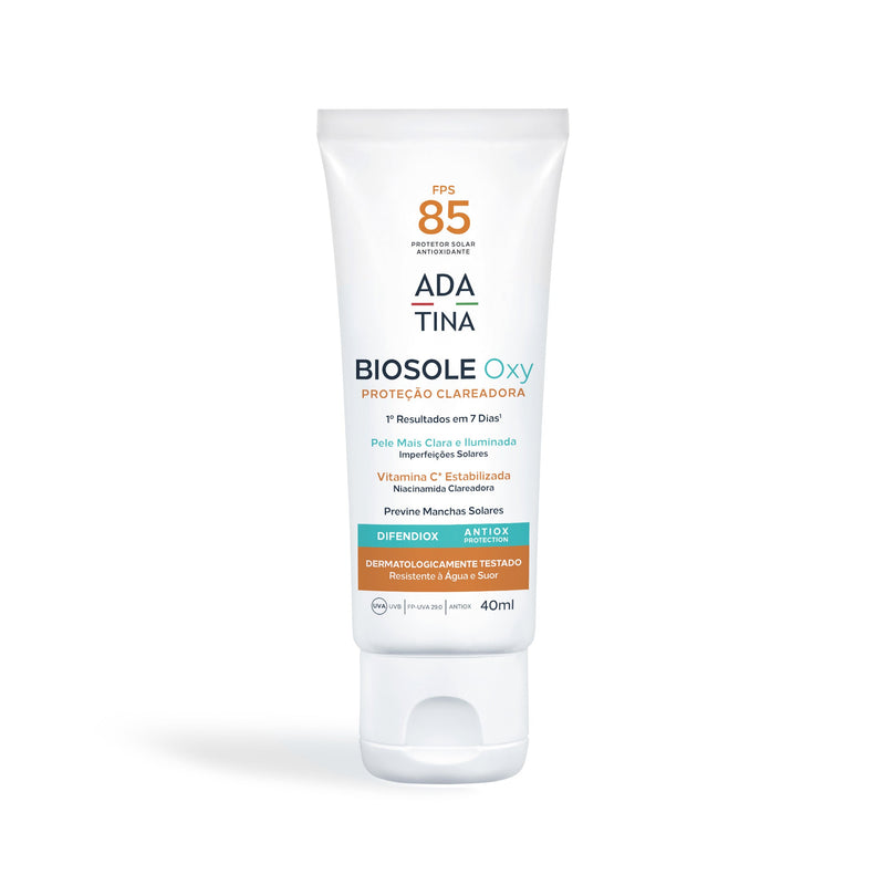 Protetor Solar Facial Clareador para Pele com Melasma - Biosole Oxy FPS 85 - 40ml