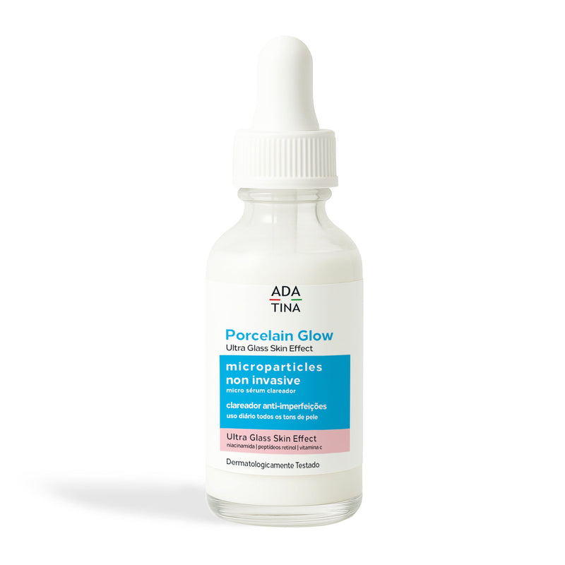 Sérum Facial com Microespículas Invisível Clareador – Porcelain Glow Ultra Glass Skin Effect 30ml
